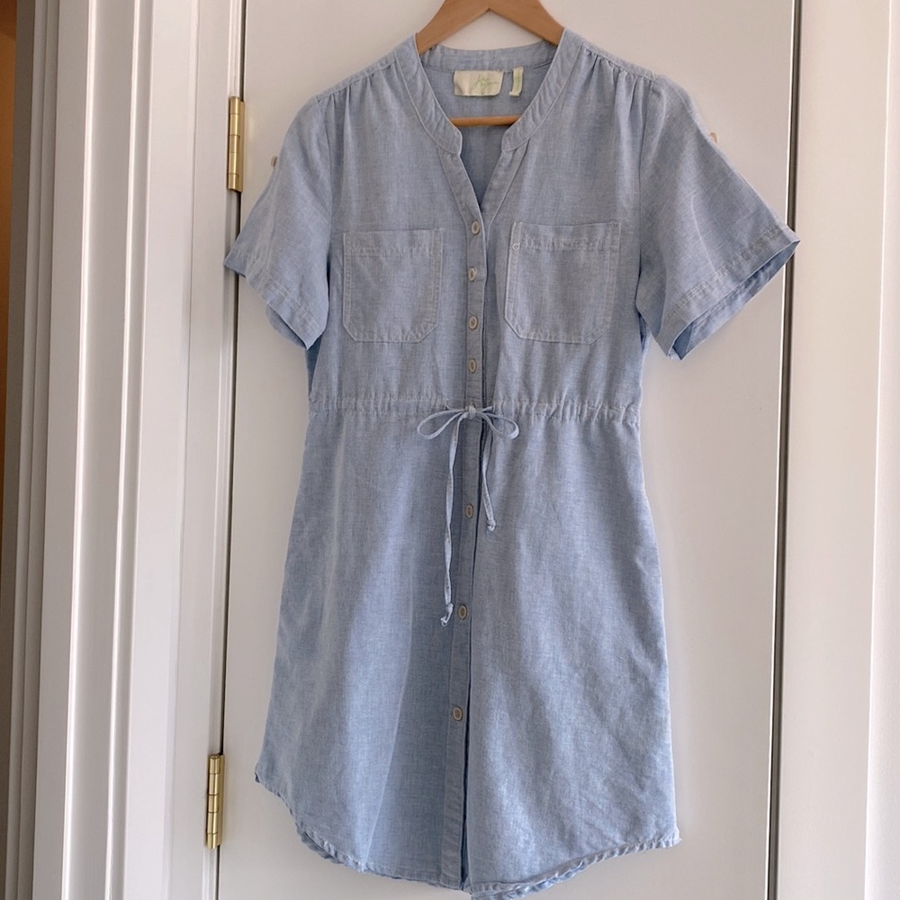 Anthroplogie John & Jenn chambray shirtdress, size S